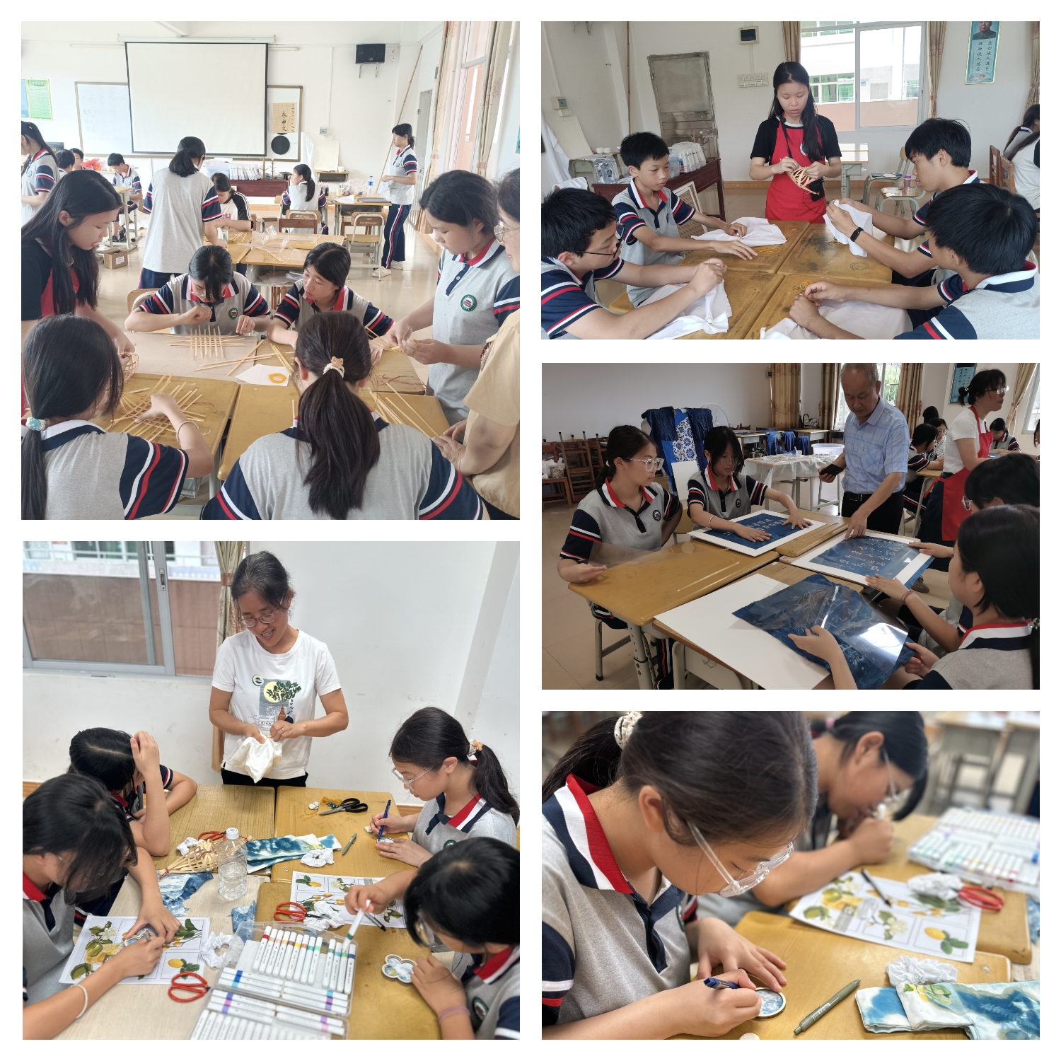 傳統非遺潤心靈  筆墨丹青書未來——廣東職業技術學院到建城中學開展2025年春季“美育浸潤計劃”活動2.png